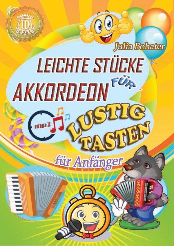 🪗🎤Lustige Tasten – Leichte Stücke für Akkordeonanfänger