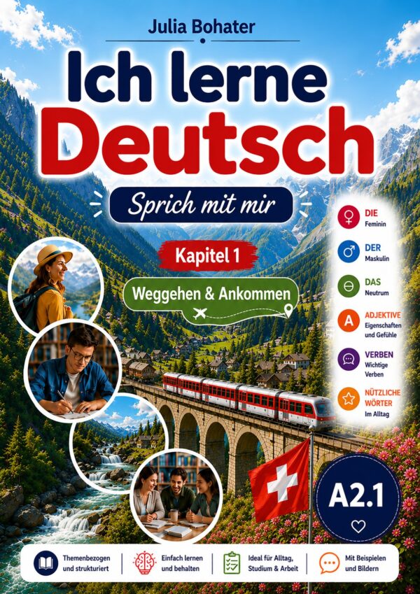 Ich lerne Deutsch. Sprich mit mir. Wortschatz Kapitel 1 Weggehen & Ankommen