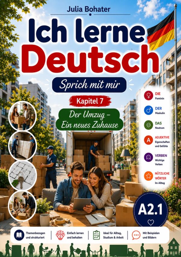 Ich lerne Deutsch. Sprich mit mir. Wortschatz Kapitel 7. Der Umzug