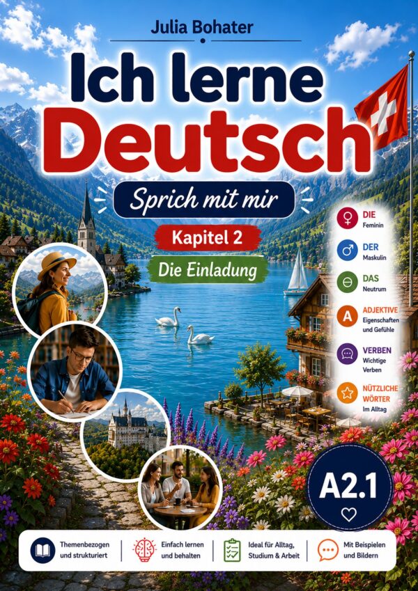 Ich lerne Deutsch. Sprich mit mir. Wortschatz Kapitel 2. Die Einladung